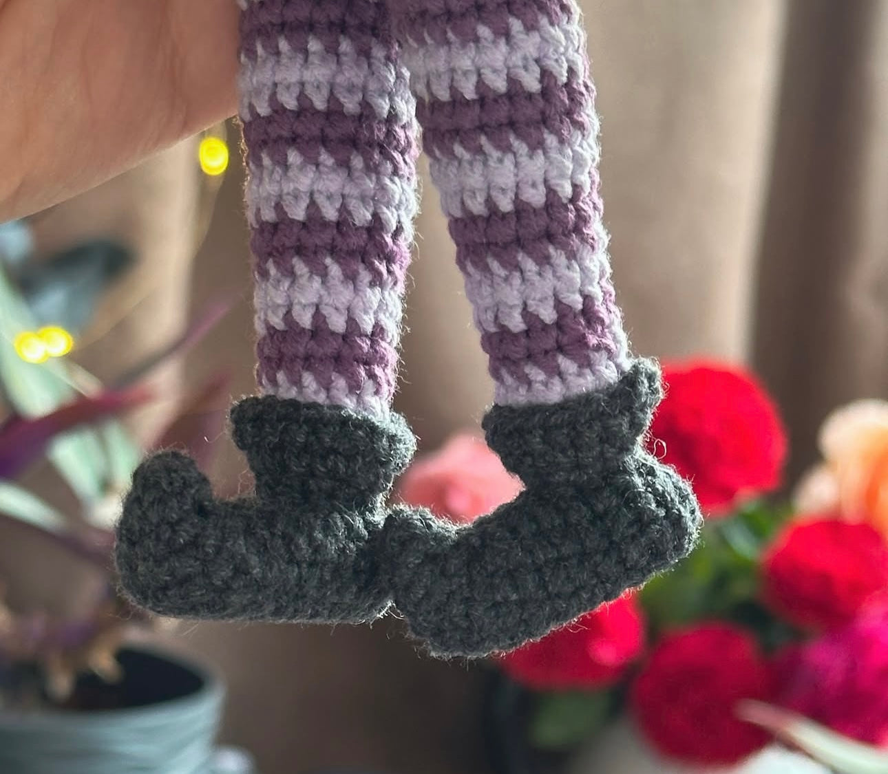 Handmade Crochet Doll-Little Witch