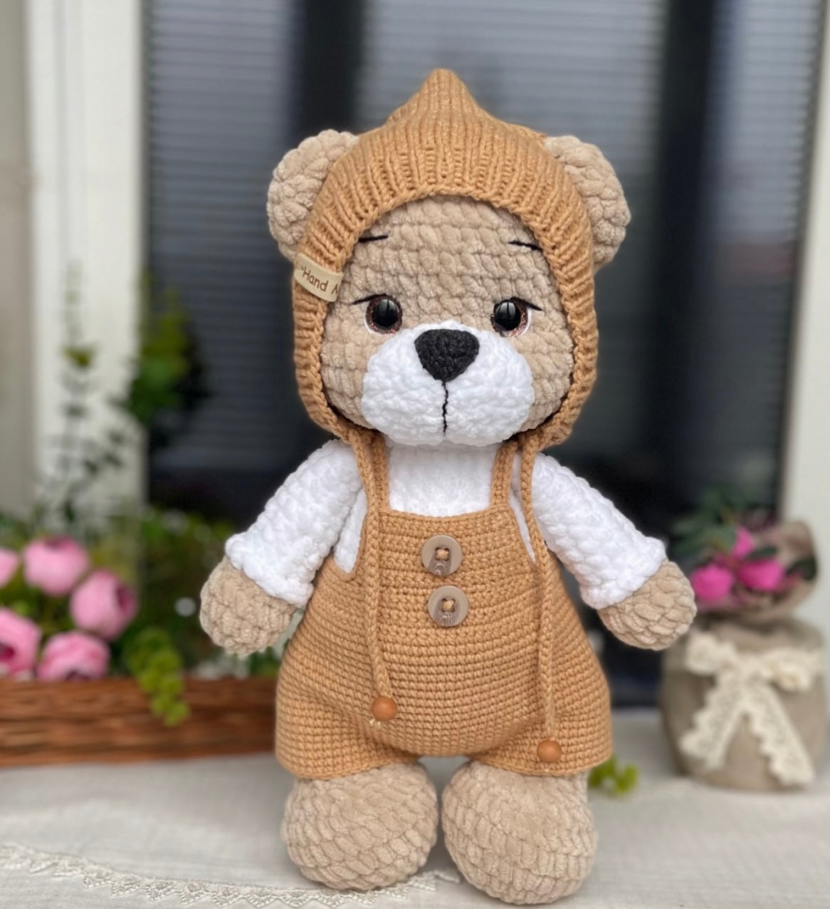 Handmade Crochet Teddy Toy