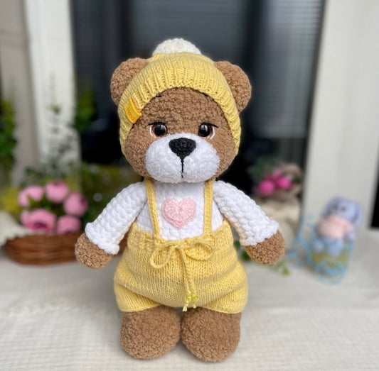 Handmade Crochet Teddy Toy