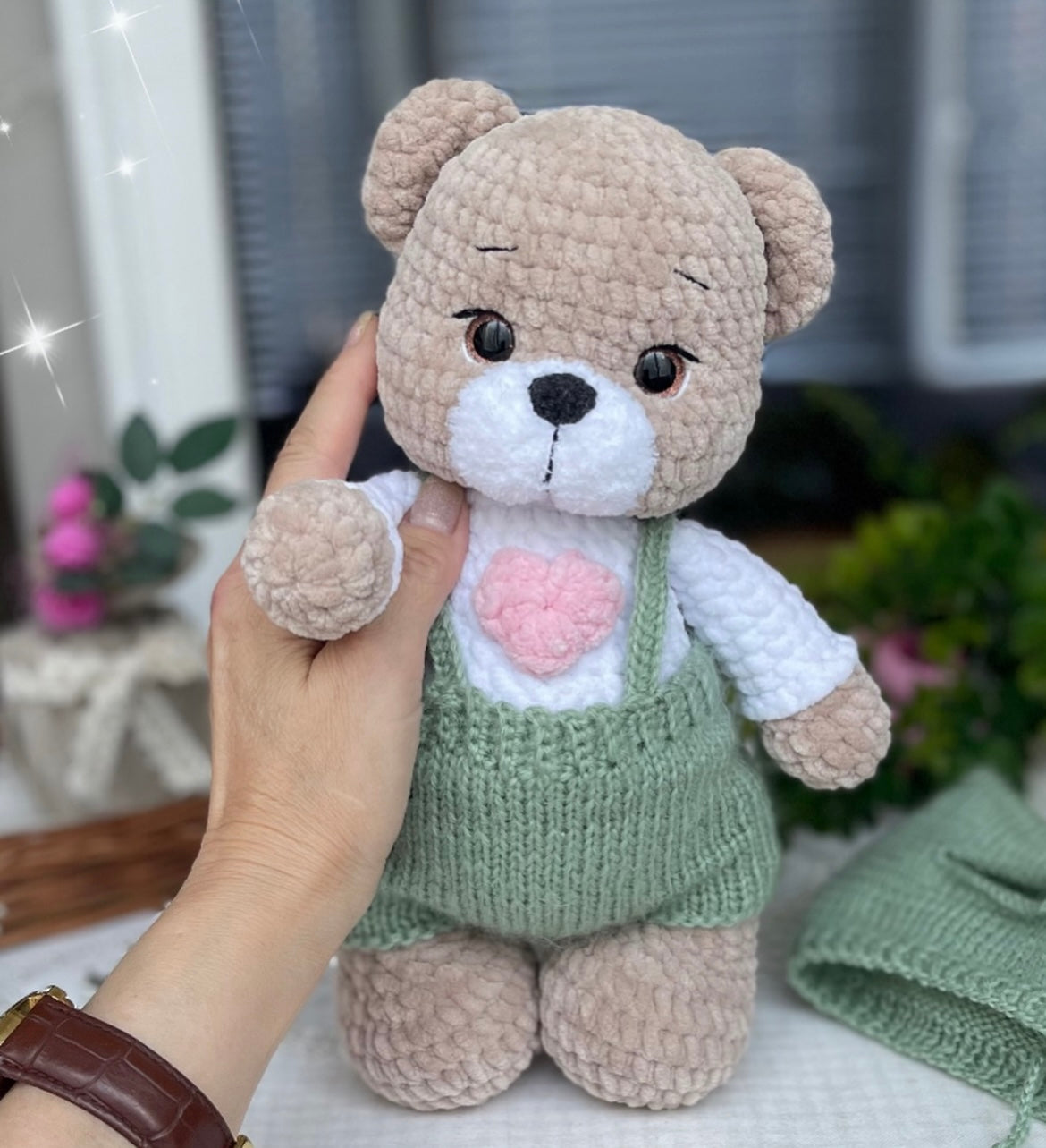 Handmade Crochet Teddy Toy