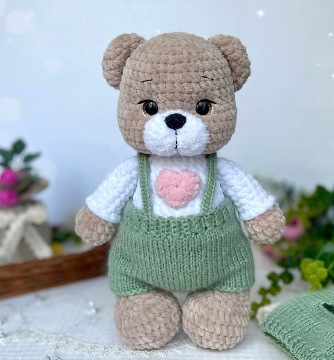 Handmade Crochet Teddy Toy