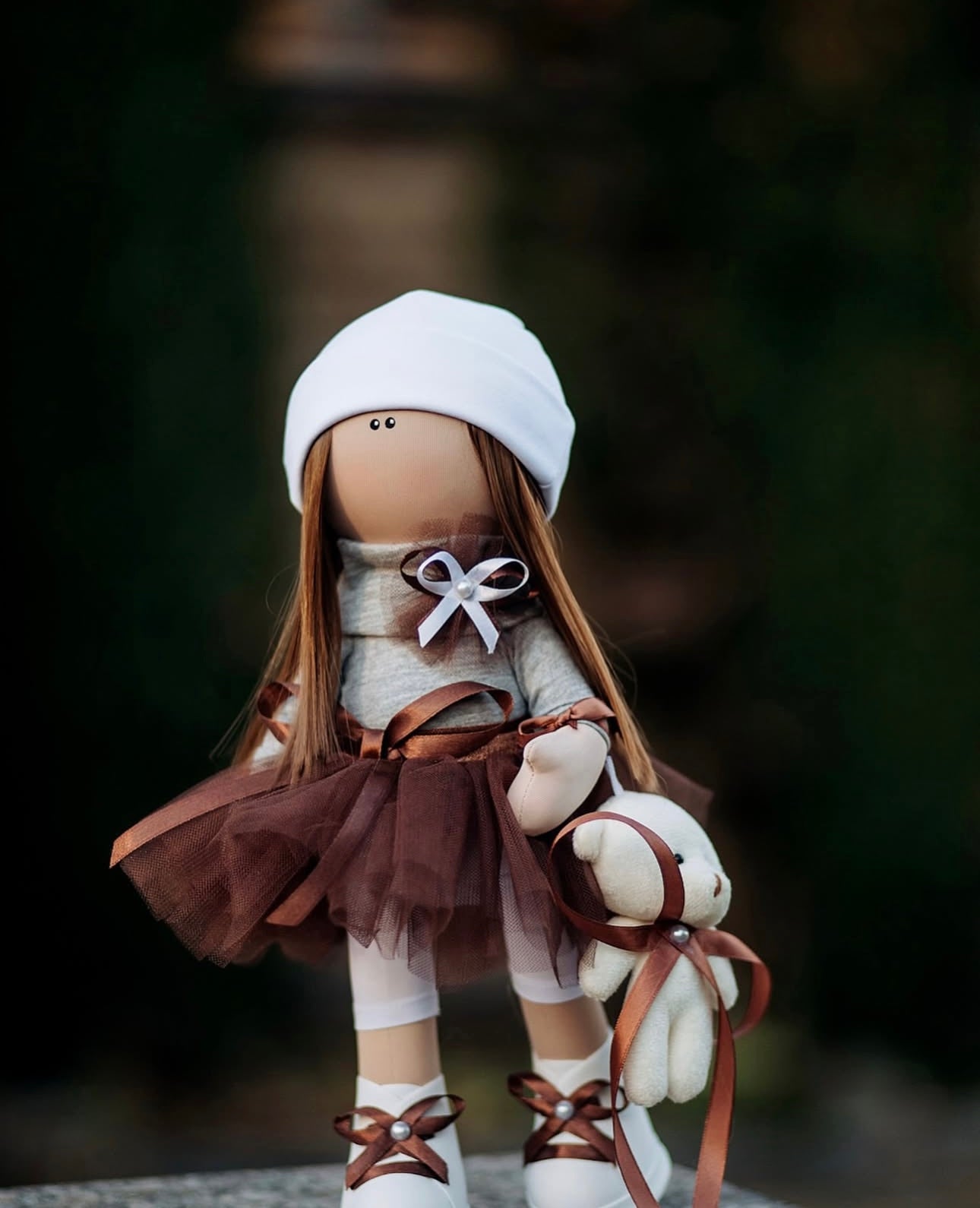 Sophie — Handmade Doll with Teddy